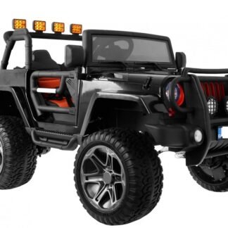 JEEP MONSTER 12V 4 MOTORES, 2 PLAZAS, NEGRO, RC, 1-7 AÑOS   INDA533-RA-WXE1688